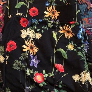 Torrid floral leggings size 3